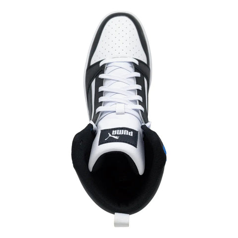 Puma Rebound V6 Blanco Azul Negro Bota 392326 10 Unisex