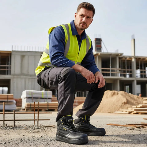 Zapato De Seguridad Bota Industrial Tenis Trabajo Casco 5817
