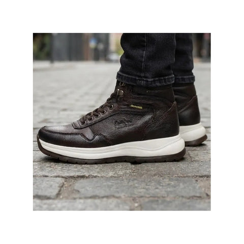 Bota Cafe Crazy De Piel Para Caballero Confort Romanos 7886