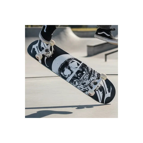 Patineta Antifashion Astro Skull Negro Profesional Unisex