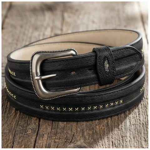 Cinturon Vaquero Piel Res Para Hombre Establo Modelo 107