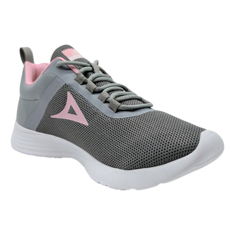 Tenis Pirma Running Gris-rosa 4517 Para Mujer