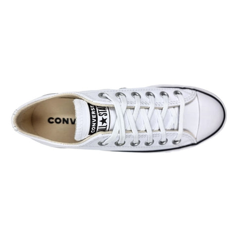 Converse Plataforma All Star Chuck- Blanco/piel 561680c