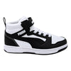 Tenis Puma Rebound V6 Mid Ps Niño Blanco/negro 393832 01