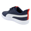 Tenis Puma Kinder Courtflex V3 V Ps Azul-blanco 397642 03 Niño 17 Al 21.5