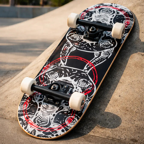 Patineta Antifashion Xolo  Negro-blanco Profesional Unisex