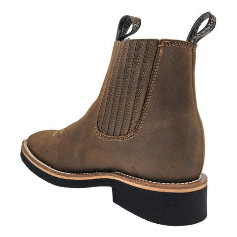 Botas Vaqueras Para Hombre Piel Bulldog Establo 982 Original