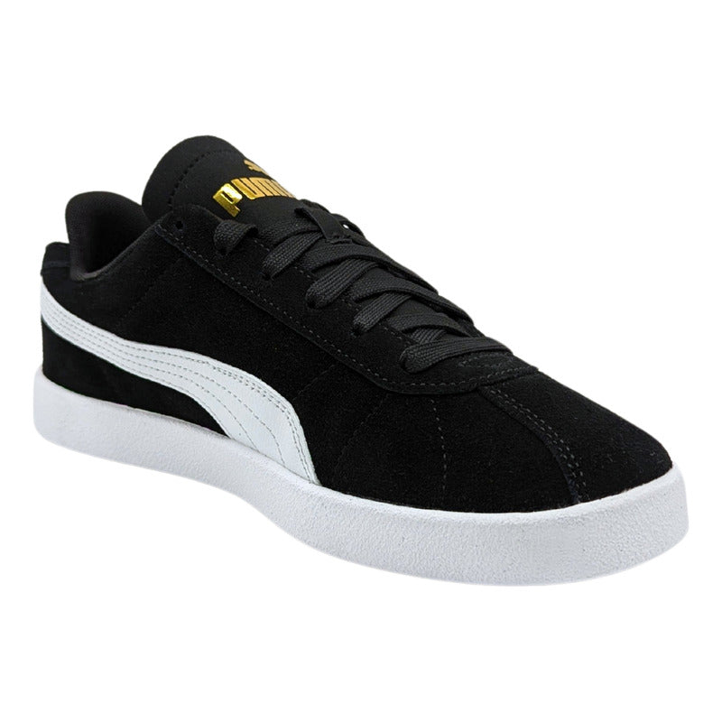 Tenis Puma Club Ii Jr Negro Deportivas Mujer Running 398886 01 Originales