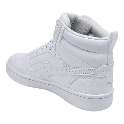 Puma Rebound V6 Mid Jr Tenis Urbano Hombre Adulto Sintético Textil Blanco.