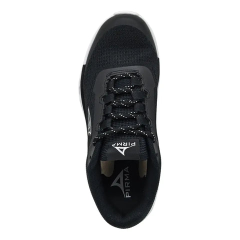 Tenis Pirma Confort 8026 Negro Blanco Dama Negro Lisa 4,5 Mx
