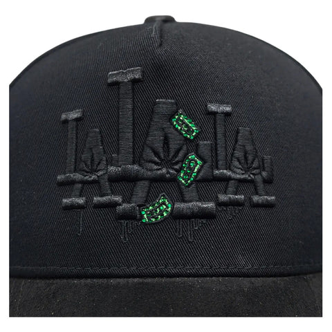 Gorra Cash Only La Money 021 Negro Snapback Unisex Negro Snapback Bordado