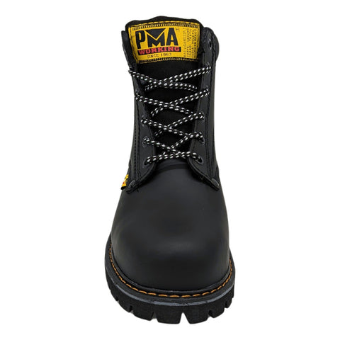 Bota De Trabajo Industrial Pma Sin Casco Piel/negro Mujer