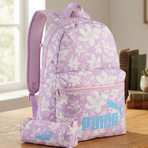 Mochila Puma Phase Aop Mauve Glow-ivory Aop 091733 11 Unisex