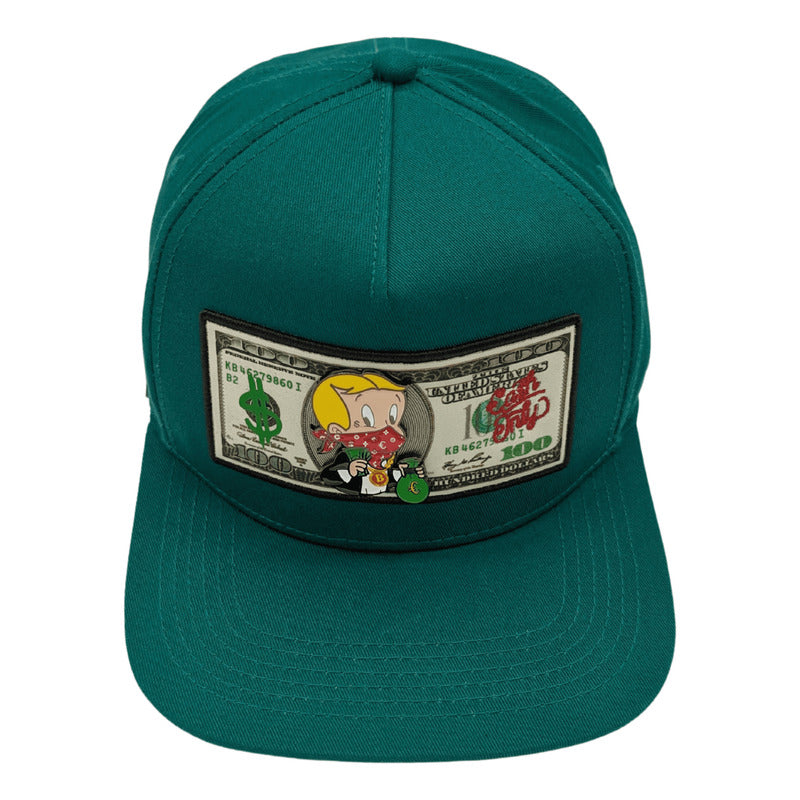 Gorra Cash Only Richi Dollar Verde Ajustable