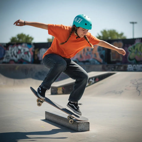 Casco Antifashion Skate Divison Turquesa M-l