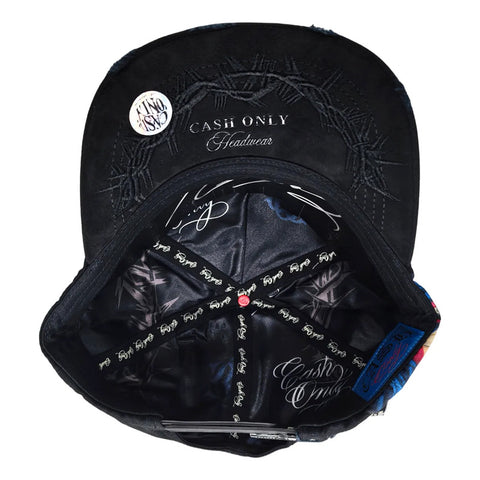 Gorra Cash Only Saint Money Negro Snapback 043