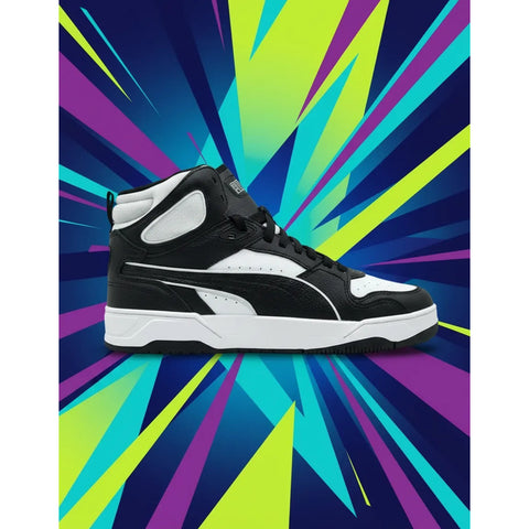 Tenis Puma Break Bota Negro Blanco Urbano 402413 05 Hombre