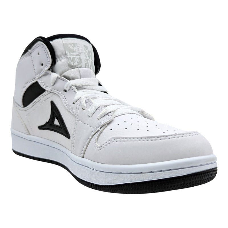 Tenis Casuales Caballero Pirma 5053 Simipiel Blanco Hombre