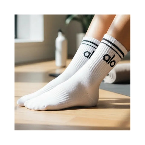 Calcetas Alo Yoga Para Mujer Deportivas Originales Talla M