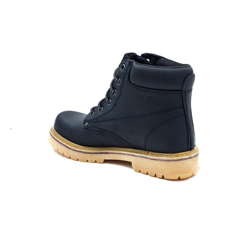 Bota De Trabajo Industrial Pma 136 Napa Negro-hombre