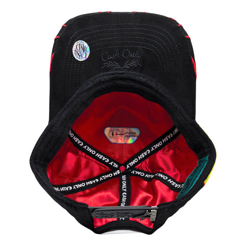 Gorra Cash Only Ny Flames 004 Negro Snapback Unisex