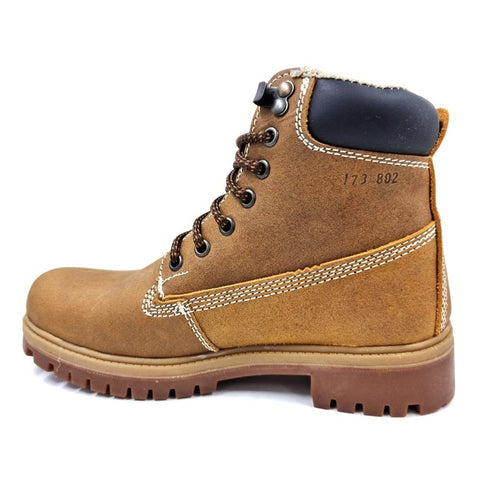 Bota Casual O Montañismo Para Mujer Pma 702 Avellana