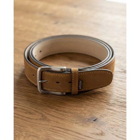 Cinturón Hombre De Piel Elegante Ajustable Mod 101 Establo