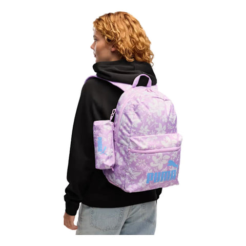 Mochila Puma Phase Aop Mauve Glow-ivory Aop 091733 11 Unisex