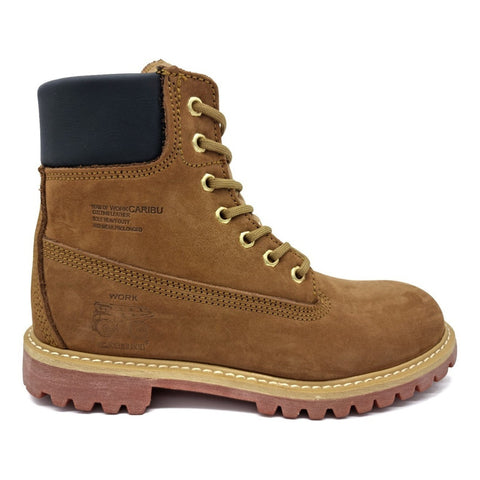 Bota Clásica Tipo Industrial Para Hombre Caribu 784 Cajeta