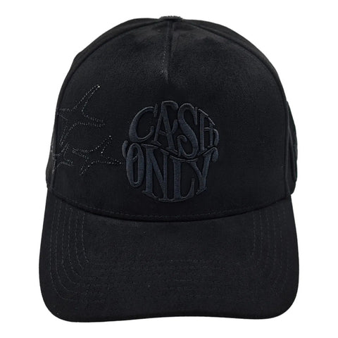 Gorra Cash Only Seven Stars Negro Gamuza Snapback 051