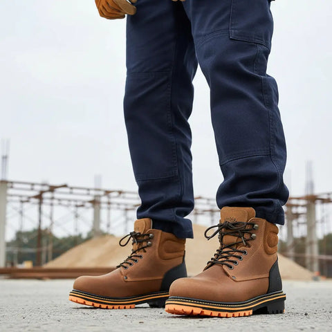 Bota De Trabajo Para Hombre Con Agujeta Establo 509 Original