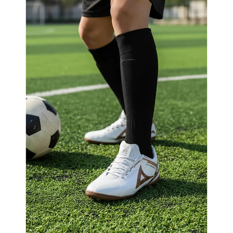 Tenis Pirma Turf 3059 Futbol Blanco-bronce Juvenil Blanco-bronce 22 Mx