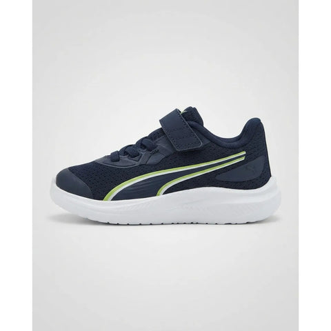 Tenis Puma Skyrocket 2 Ac+ Marino Neon Infantil 312415 03