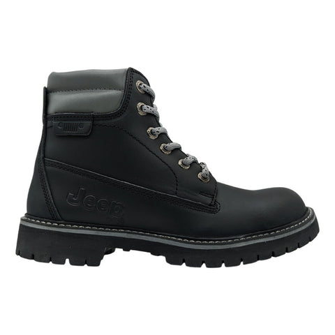 Botas Trabajo Mujer Negras Casquillo Piel Jeep 10750