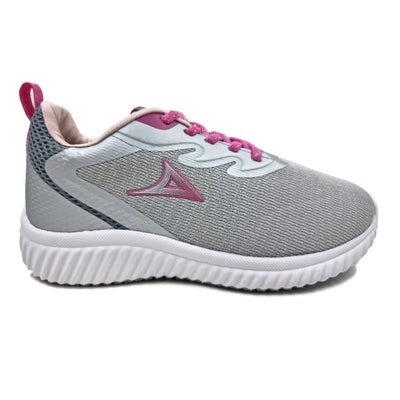 Tenis Para Running Pirma Gris/rosa Niñas 4022 18-21.5 Mx