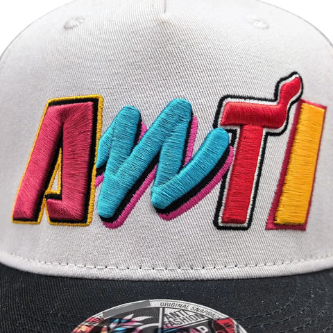 Gorra Antifashion Anti Colores Beige Negro Snapback 004