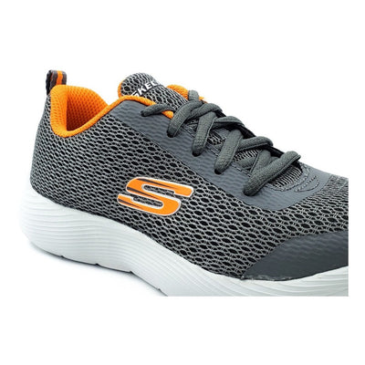 Tenis Skechers 98121l Speedfleet Gris/naranja-niños 17-21