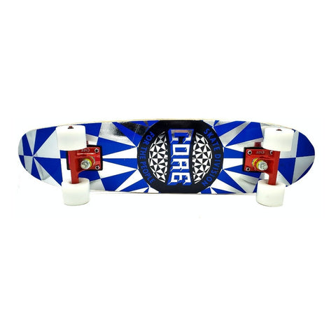 Patineta Cruiser Core Pro Plata/azul Trucks Rojo/b 7.5x29