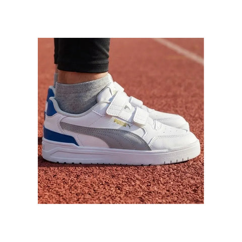 Tenis Puma Shuffle Downtown Lo  Blancoga 403740 04 Infantil