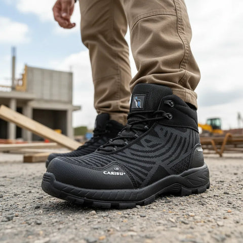 Bota Hombre Casco Seguridad Trabajo Industrial Caribu 340