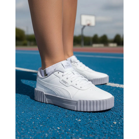 Tenis Puma Carina 3.0 Cutie Blanco Morado 40091604 Para Dama