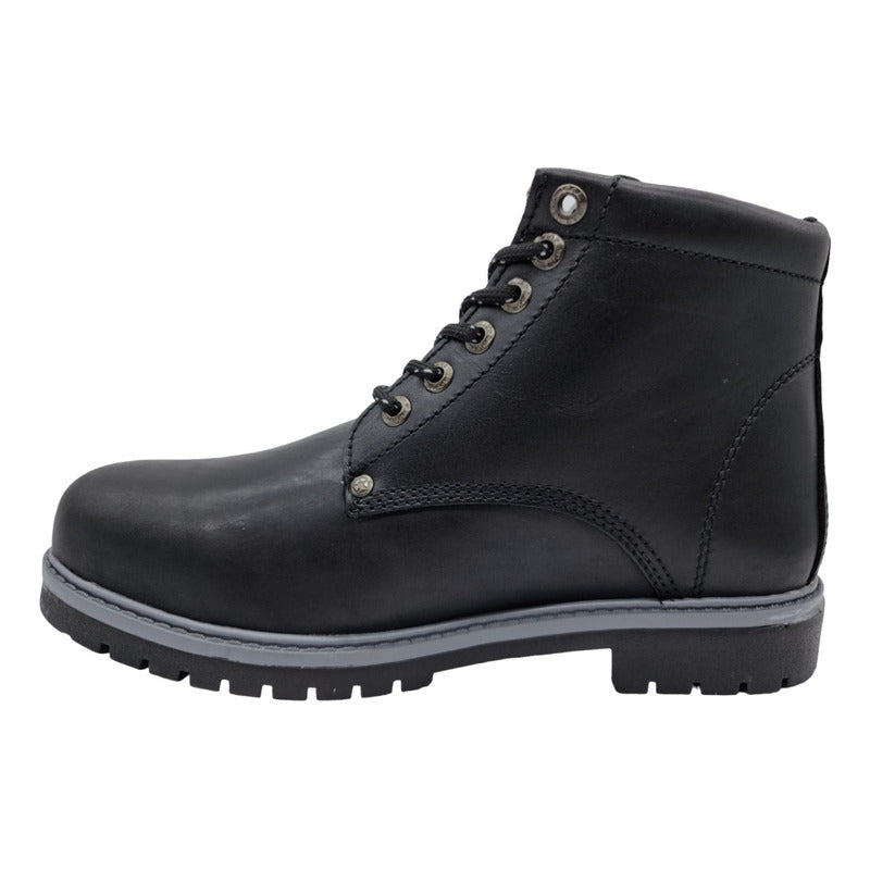 Bota Hombre Jeep J8 Nc250 Casual Trabajo Medio.