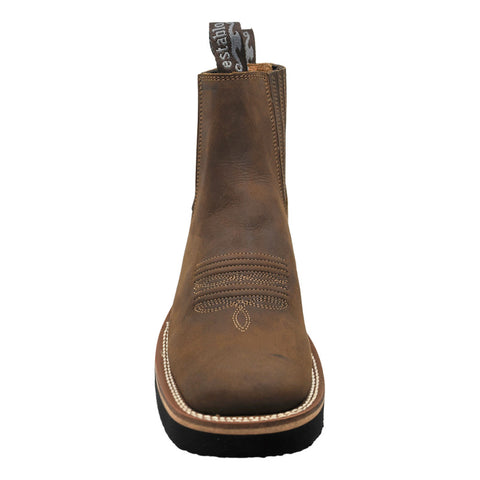 Botas Vaqueras Para Hombre Piel Bulldog Establo 982 Original