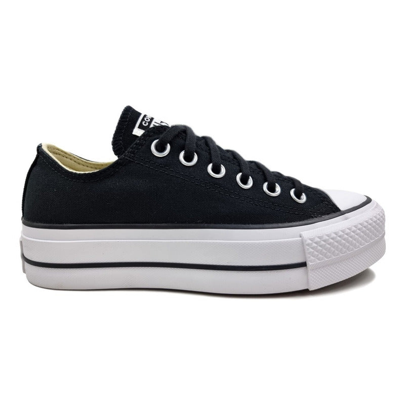 Converse Plataforma Chuck Taylor Choclo Negro lona 560250c Tenis Sport MX