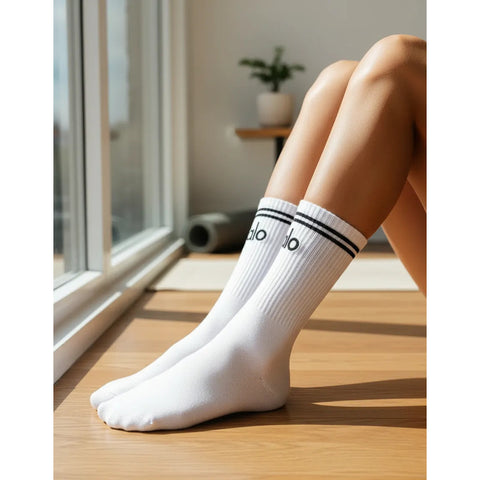 Calcetas Alo Yoga Deportivas Para Mujer Talla M Originales