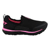 Tenis Jessy Love Slipon Negro-fiusha E-7010 Para Mujer