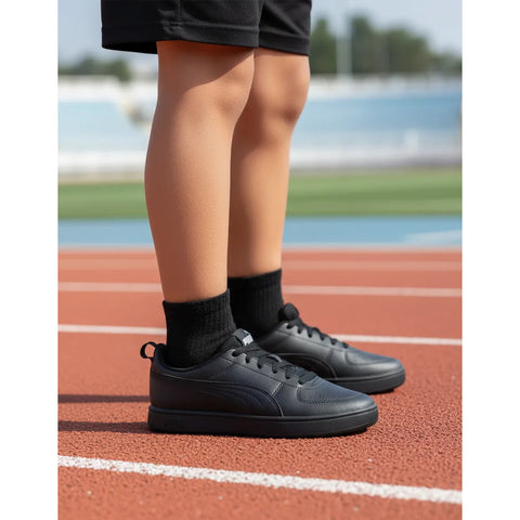 Tenis Puma Juvenil Rickie 384311 02 Simpiel Negro