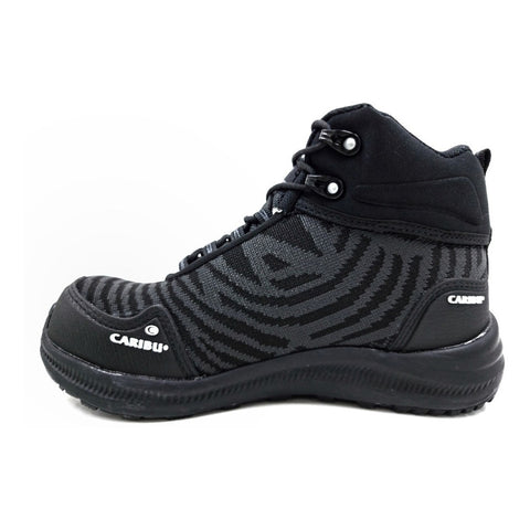 Bota Caribu 340d De Trabajo Con Casco Pp Negro/negro-mujer