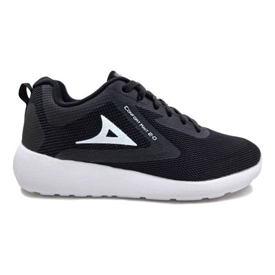 Tenis Pirma 8509 Negro Blanco Mujer Training Talla 22-25 Cm