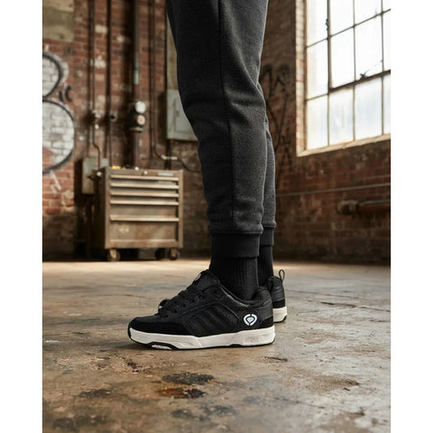 Tenis Circa Retro  90s  Negro Blanco Cx201r Para Hombre